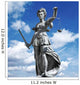 justitia in blue sky Wall Mural