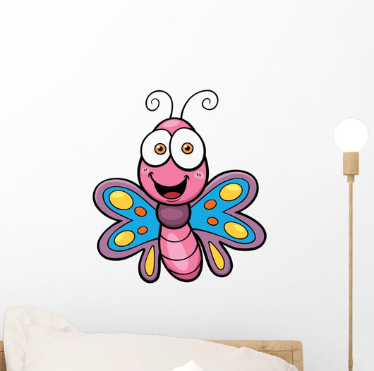 Vector Illustration of Butterfly cartoon