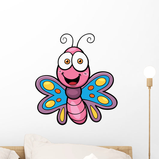 Vector Illustration Butterfly Cartoon