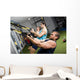 Real people training crossfit Wall Mural