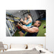 Real people training crossfit Wall Mural