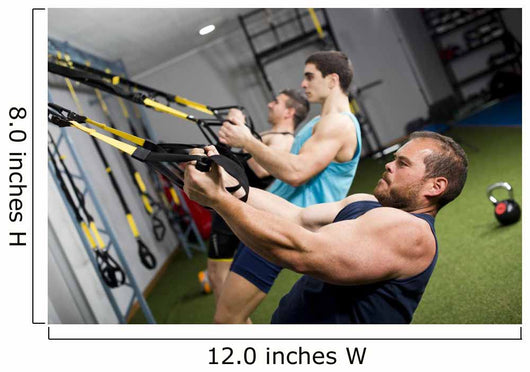 Real people training crossfit Wall Mural