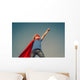 Child superhero portrait Wall Mural