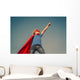 Child superhero portrait Wall Mural