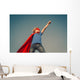 Child superhero portrait Wall Mural
