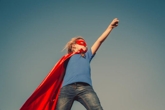 Child Superhero Portrait Wall Decal 5