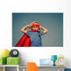 Child superhero portrait Wall Mural