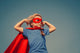 Child Superhero Portrait Wall Decal 4