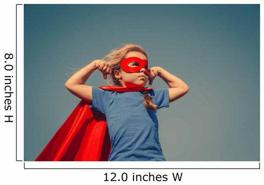 Child superhero portrait Wall Mural