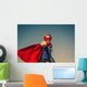 Child superhero portrait Wall Mural