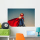 Child superhero portrait Wall Mural