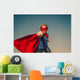 Child superhero portrait Wall Mural
