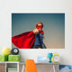 Child superhero portrait Wall Mural