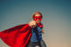 Child Superhero Portrait Wall Decal 3