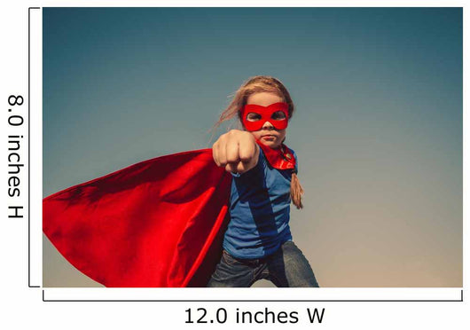 Child superhero portrait Wall Mural
