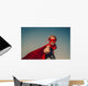 Child superhero portrait Wall Mural