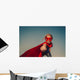Child superhero portrait Wall Mural