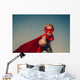 Child superhero portrait Wall Mural