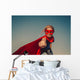 Child superhero portrait Wall Mural