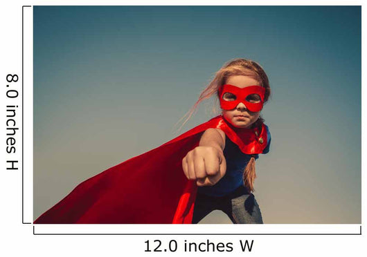 Child superhero portrait Wall Mural