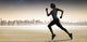 Composite Image Of Pretty Fit Blonde Jogging Wall Decal