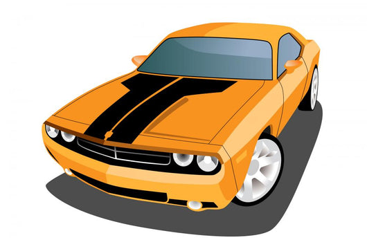 Muscle Car Wall Decal