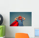 Child superhero portrait Wall Mural