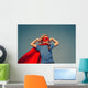 Child superhero portrait Wall Mural
