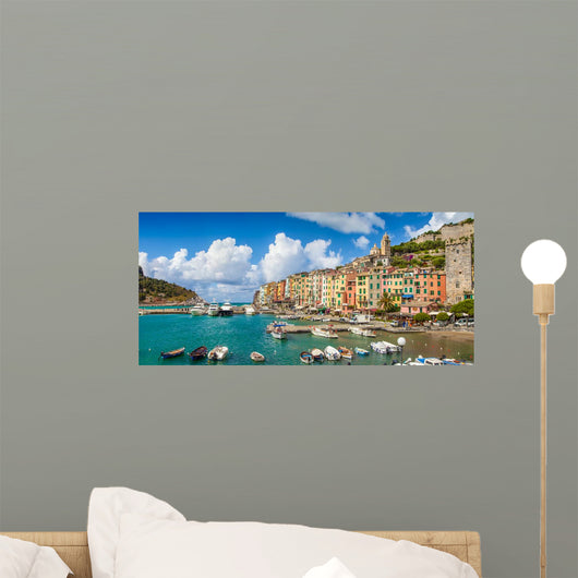 Fisherman town of Portovenere, Liguria, Italy Wall Mural
