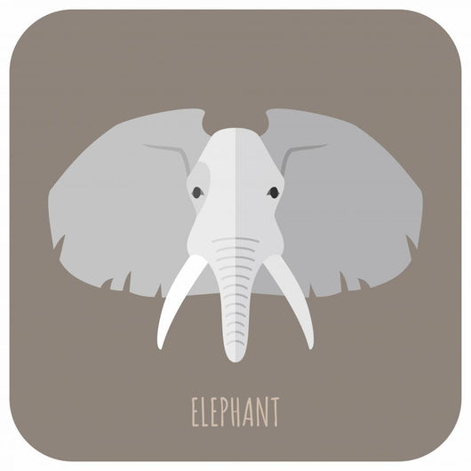 Animal Portrait with Flat Wall Decal