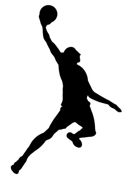 Silhueta Basquetebol Wall Decal