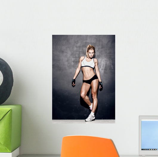 Young Fitness Woman Wall Decal