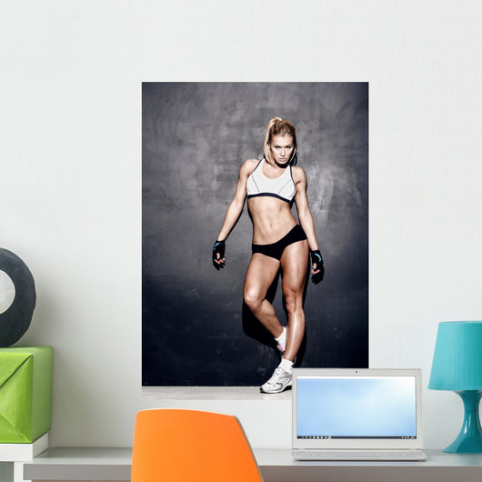 Young Fitness Woman Wall Decal