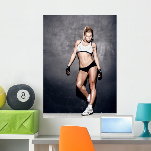 Young Fitness Woman Wall Decal