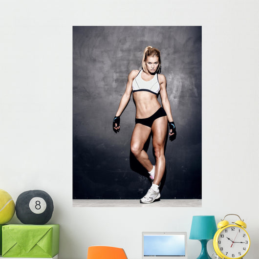 Young Fitness Woman Wall Decal