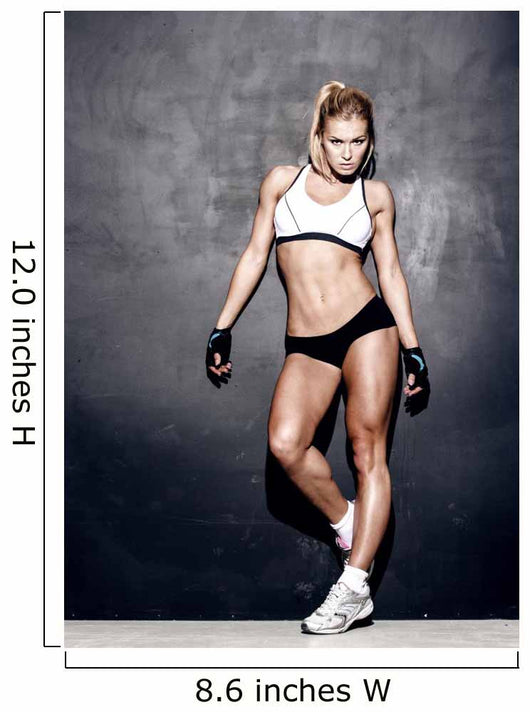 Young Fitness Woman Wall Decal