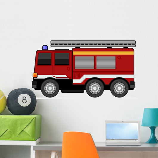 Fire Truck Wall Decal