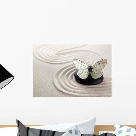 Zen Butterfly Garden Wall Decal