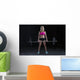 Female Athlete Wall Decal