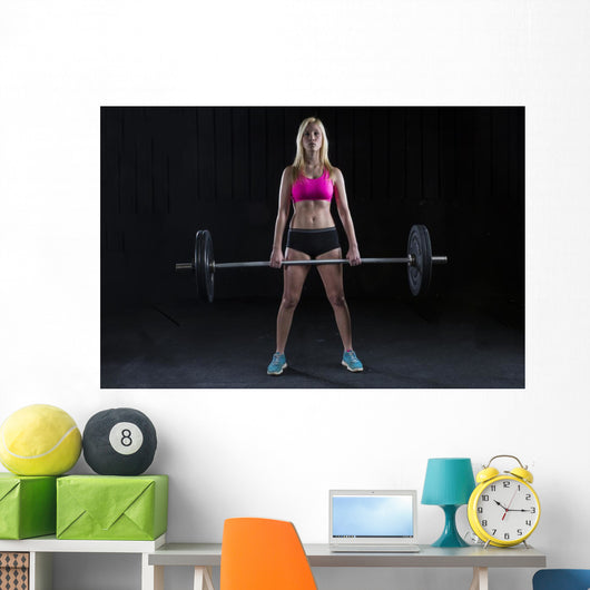 Female Athlete Wall Decal