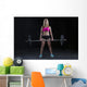 Female Athlete Wall Decal