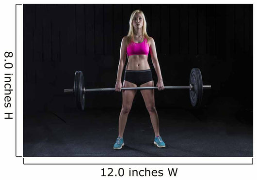 Female Athlete Wall Decal