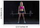 Female Athlete Wall Decal