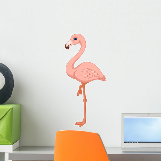 Pink Flamingo Wall Decal