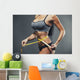 Woman Measuring Her Waist Wall Decal
