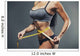 Woman Measuring Her Waist Wall Decal