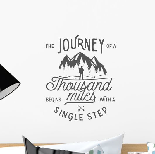 Single Step Wilderness Quote Wall Decal