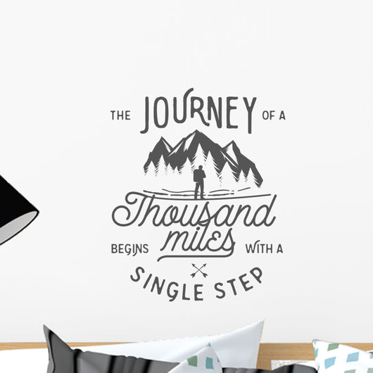 Single Step Wilderness Quote Wall Decal