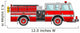 Fire Truck White Flat Wall Decal