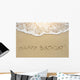 Happy Birthday Written Sand Wall Decal